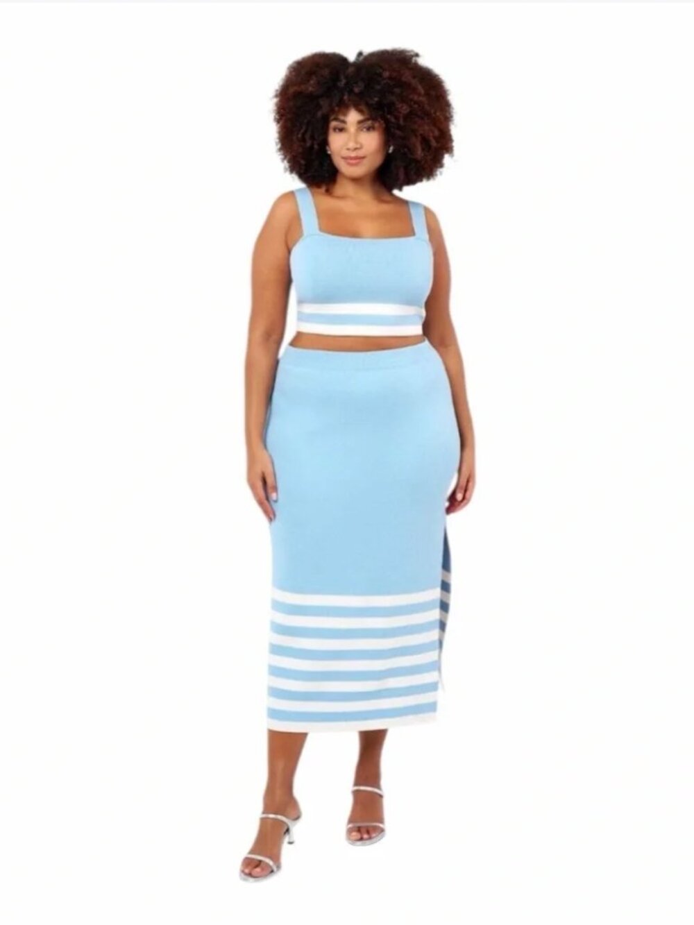 Edited by Remi Bader Knit Maxi Skirt  2X